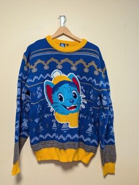 Ugly Christmas Sweater 2XL Fair Isle Snowflake Holiday Knit